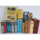 Various collectable books including leather bound volumes of The Old World House, H. Cescinsky,