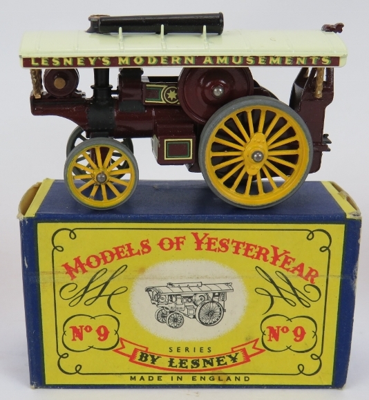 Three late 1950s Lesney models of Yesteryear in boxes, No 9 The Fowler Big Lion Showman's Engine, No - Image 3 of 4