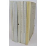 Six volumes of The Old Watercolour Society's Club annuals from 1932-1944. (6). Condition report: