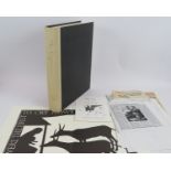 The Engravings of Eric Gill, Christopher Skelton 1983 (no dust jacket) plus press cuttings and