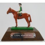 A Mark Wallinger (British, b.1959), limited edition statuette, "A Real Work of Art", 1993, signed
