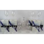 A suite of 24 Dartington glass Wine Master glasses to include 12 champagne flutes, 6 red wine, 6