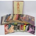 12 1960s editions of Playboy Magazine January-December 1968. Mostly in plastic envelopes. Plus seven