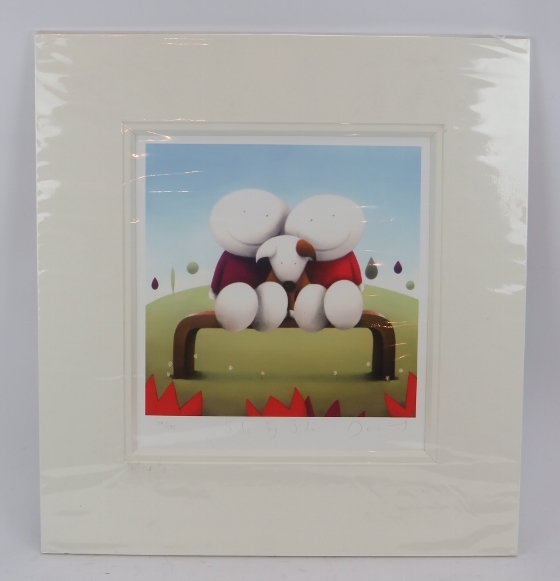 Doug Hyde (b.1972) - 'Side by Side', limited edition colour print on giclée paper, number 301/395,