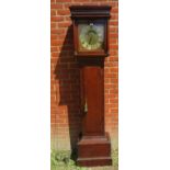 A 19th century 30 hour oak cased longcase clock by Thomas Wilmshurst of Deal, the dial with silvered