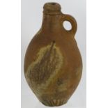 A 17th/18th century Stoneware wine flagon, probably German Rheinish. Height 30cm. Condition