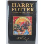 Harry Potter and the Deathly Hallows deluxe first edition in original shrink wrap, unopened.