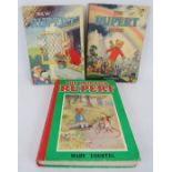 The New Rupert book (1946), The Rupert Book (1948) and The Monster Rupert Book (1948) Hardback. (