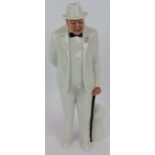 A Royal Doulton figure of Sir Winston Churchill by Adrian Hughes, HN3057. Height 27cm. Condition