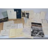 A quantity of correspondence, invitations and photos relating to RAF Air Comodore S.E.D. Mills