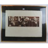 Michael Chaplin (b.1943) - 'Untitled Triptych', pencil signed limited edition etching, number 4/