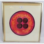 B.Z. Dupreck (1970) - 'Button', pencil signed limited edition etching, number 3/10, label verso