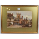 Attributed to Richard Henry Nibbs (1816-1893) - 'Hailsham', watercolour, inscribed to mount, 25cm