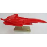 A limited edition Ferrari Formula One F2004 model body kit on plinth, No 1/99. Length 32.5cm.