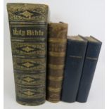 Two 1930s bound Volumes of theatre programmes, a late 19th century Cassell's Family Bible and a