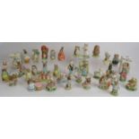 A large collection of Beswick pottery Beatrix Potter figures, 34 in total. Tallest 11cm. Condition