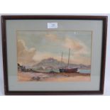 H.W. Stagg (1910) - 'Coastal Landscape', watercolour, signed and dated, 20cm x 28cm, framed.