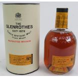 One bottle of the Glenrothes restricted release single speyside malt scotch whisky, distilled