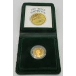 A 1980 proof Sovereign. Cased and boxed. Condition report: Excellent condition.