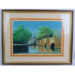 J. Dowd (20th century) - Fourteen various pastel works, all framed. Condition report: Age related