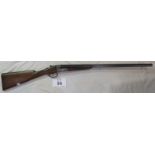 An Aya (Yeoman 1969) 12 bore side by side box lock 28" barrels non ejector Serial No: 309224 (