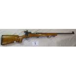 303 bolt action LR rifle with sight, serial no: W210890, (Important: U.K Section 1 Certificate