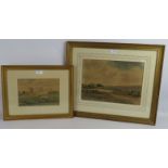 W. Noot (Late 19th/early 20th century) - 'Country Landscape', watercolour, signed, 25cm x 35cm,