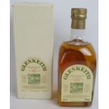 One bottle of Glen Keith single Highland Malt Whisky ten year old, 1990s bottling, with box. 70cl