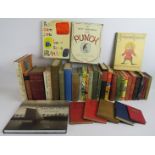 A collection of vintage and antique books including many 1st editions. (qty). Condition report:
