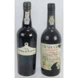 One bottle of Graham's Malvedos vintage port 1978, 75cl 20% vol and one bottle of Symington's Quinta