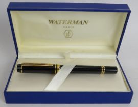 A 1980s Waterman fountain pen, Le Man 100, brand new old stock, original presentation case,