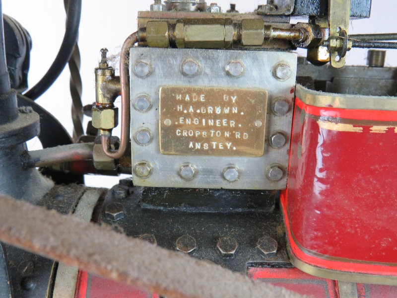 A live steam scale model of an Allchin steam showman's traction engine made by H. A. Brown, Cropston - Image 2 of 10