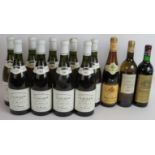9 bottles of Clocher De Cepie Limoux Chardonnay 1997, one bottle of Bordeaux Sauvignon 2000, one