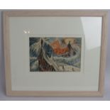 Edward Bawden CBE RA (British, 1903-1989) - 'Himalaya', lithograph, possibly 1946 Curwen Press,