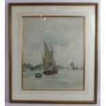 Charles William Wyllie (British, 1853-1923) - 'Marine Scene', watercolour, signed, also inscribed