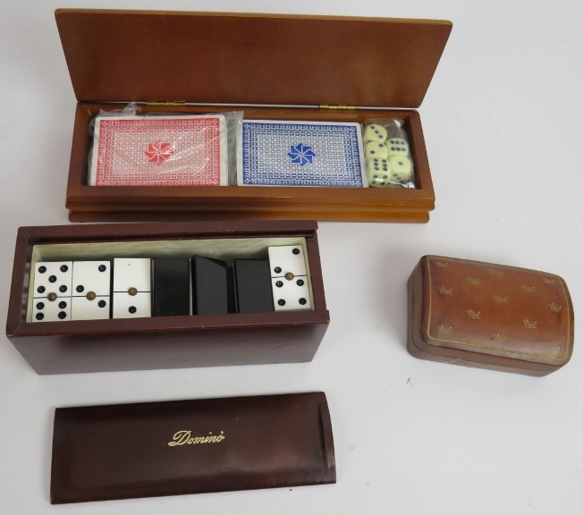 An antique 19th century inlaid work box, a 19th century Sorrento ware glove box, a small Italian - Image 2 of 5