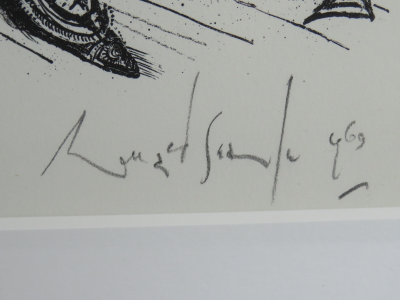 Ronald Searle CBE RDI (British, 1920-2011) - 'Hommage to Toulouse Lautrec 1', pencil signed - Image 3 of 7