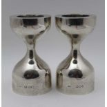 Robert Welch (Chipping Campden), A pair of late 20th century silver Limbrey candle holders,
