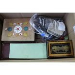 A box containing a selection of costume jewellery