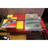 A Hornby postal express 00 gauge train set plus accessories, various to include a play mat