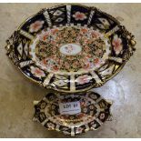 Two Royal Crown Derby English oval dishes