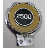 Triumph 2500 car grille badge, 9cm in diameter