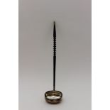 Francis Howard Ltd A Georgian design ladle, with spiral turned handle, Sheffield 1977, 32cm long