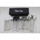 Robert Welch Six settings of unused Regalia pattern stainless steel cutlery, knives, forks and