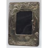 P.J. Panton, a late 20th century silver mounted photograph frame of Art Nouveau design, repousse