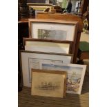 A small selection of decorative pictures and prints various