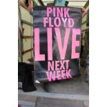 A selection of printed ephemera, the majority posters to include Pink Floyd