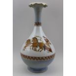 A Classical revival porcelain vase of tear drop design