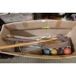 Croquet set