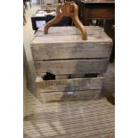 3 produce crates (Littleton and Badsey Growers)